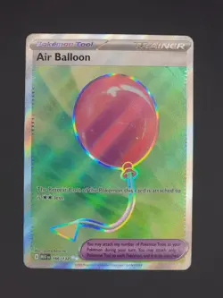Pokemon TCG Air Balloon 166/132 Full Art Ultra Rare Mega Evolutions - Image 1