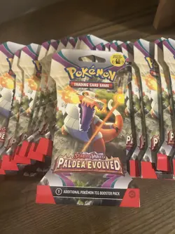 Pokemon TCG - Paldea Evolved Sleeved Booster Packs x20 - Image 1