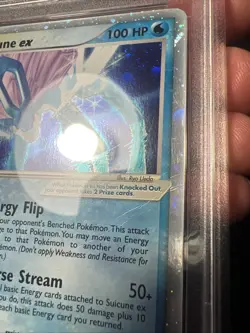 Pokemon Suicune EX Team Magma Vs Team Aqua Ultra Rare #94 PSA 4 - Image 4
