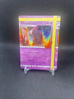 Mismagius Trick or Trade Holo 🔥 Error Card - NFC Miscut Pokemon - Image 1