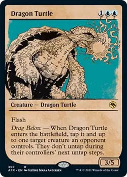 Dragon Turtle (Showcase) -Foil Near Mint MTG Adventures in the Forgotten Realms - Image 1