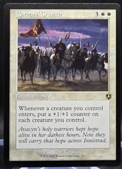 Cathars' Crusade #337 Innistrad Remastered Retro Frame Regular Rare - Image 1