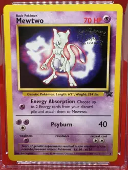 CGC GEM MINT 10 Mewtwo 1999 Black Star Promos 3 Pokemon TCG Mewtwo Strikes Back - Image 2