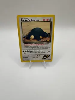 Pokemon 2000 Gym Heroes Snorlax #33/132 Rare Rockets's Snorlax LP/MP - Image 1