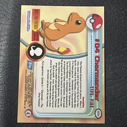 Charizard #06 Charmander #04 1st Print Pokemon Topps Series 1 1999 2000 NM - Image 5