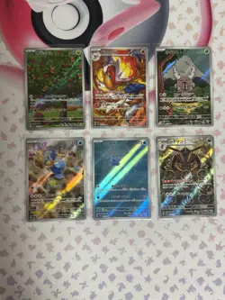Pokemon TCG- Japanese Art Rare/Ar Mixed Set Lot of 6 NM - Image 1
