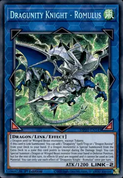 Dragunity Knight - Romulus - Prismatic Secret Rare 1st MP20-EN145 - NM - YuGiOh - Image 1