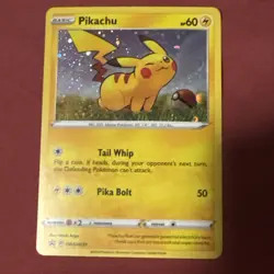 Pokemon TCG Black Star Promo Holo Pikachu SWSH039 Nintendo Pokemon Card LP+ 2020 - Image 1