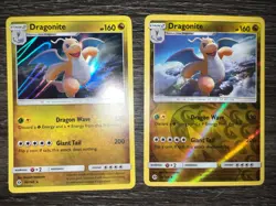Dragonite Holo 96/149 Reverse Holo Rare Pokemon Sun and Moon Base TCG Card NM X2 - Image 1