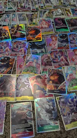 HUGE One Piece COLLECTION LOT! Cards, SR, Holo, Rare TCG Prb The Best ETC! - Image 4
