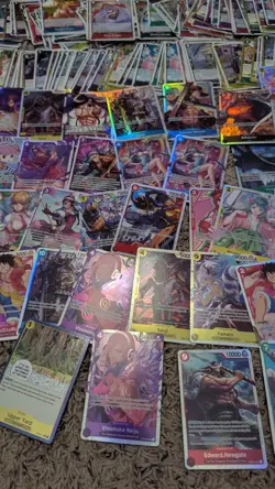 HUGE One Piece COLLECTION LOT! Cards, SR, Holo, Rare TCG Prb The Best ETC! - Image 5