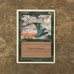 Tsunami VLP Fourth Edition 1995 Magic: The Gathering Card MTG TCG - Image 1