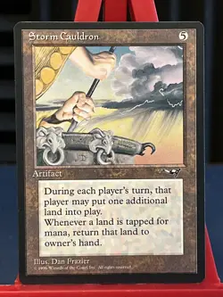 Storm Cauldron Near Mint , English Magic the Gathering MTG Alliances - Image 1