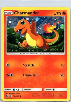 Charmander - 18a/147 Holo Alternate Art Promos - Pokemon Card - NM - Image 1
