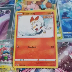 Pokemon Cards: Scorbunny 26 Common Regular S&S: Chilling Reign 4 card Bundle - Image 2