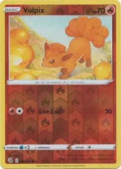 Vulpix 28/264 Reverse Holo | Fusion Strike | Pokemon Card - Image 1