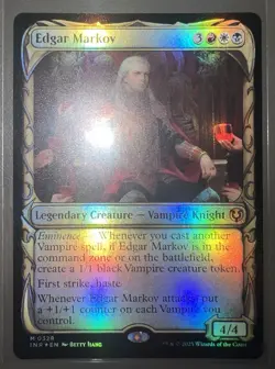 Edgar Markov #0328 (Showcase - Foil) Magic the Gathering: Innistrad Remastered - Image 3