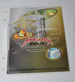 1999 Pokemon Japanese Neo Genesis Series 1 Promo 9-card Set Binder - VG - Image 5