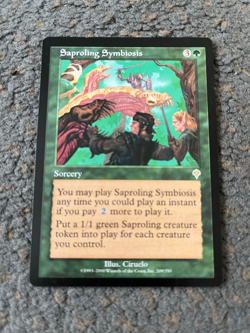 Saproling Symbiosis Invasion MTG Card Rare Magic The Gathering Card - Image 1