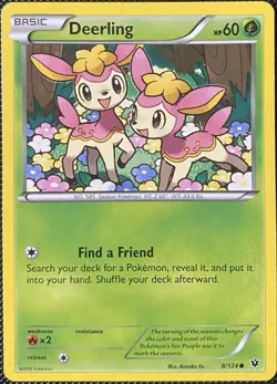 Deerling 8/124 Fates Collide Regular - Pokemon Card - Image 1