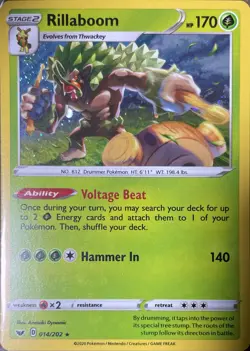 Rillaboom - (Cosmos Holo) Promo Miscellaneous Cards & Products 014/202 NM - Image 1