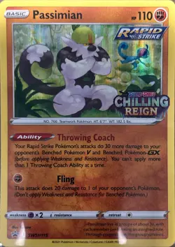 Passimian - (Prerelease) Promo SWSH: Sword & Shield Promo Cards SWSH115 NM - Image 1