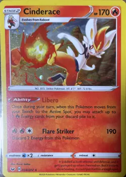 Cinderace - (Cosmos Holo) Promo Miscellaneous Cards & Products 034/202 NM - Image 1
