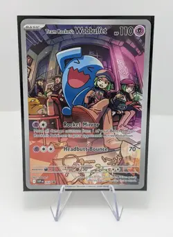 Team Rockets Wobbuffet Promo Card 203 Pokemon Scarlet & Violet - Destined Rivals - Image 1