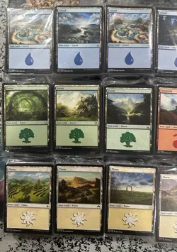 MTG 25x Sealed Land Packs From Various Bundles M15, Origins, Kaladesh, Dominaria - Image 2