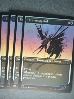 MTG Thrummingbird (Showcase) Foil x4 Playset ONE NM - Image 1