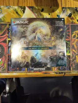 MTG LORD OF THE RINGS HOLIDAY SCENE BOX The Might of Galadriel New 195166207438 - Image 1