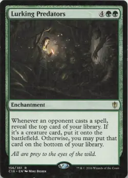 Lurking Predators R Commander 2016 156 - LP MTG - Image 1