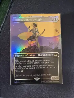 Haliya, Guided by Light (Borderless) Edge of Eternities Foil - Image 1