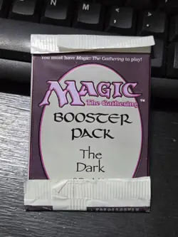 Magic The Gathering THE DARK (1994) Booster Pack MTG SEALED UNSEARCHED - Image 1