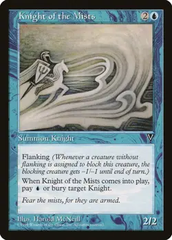 Visions Knight of the Mists MTG Magic the Gathering NM - Image 1