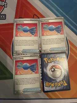 4x Rare Candy 089/091 x4 - Paldean Fates - Pokemon TCG - Playset - Image 1