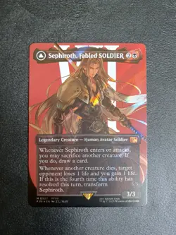 MTG ~ Sephiroth, Fabled SOLDIER (Borderless Surge Foil) Final Fantasy Mythic - Image 1