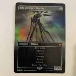 Foundations Variants Foil: Sire of Seven Deaths (0292 - Borderless) - Image 1