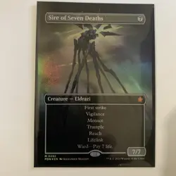 Foundations Variants Foil: Sire of Seven Deaths (0292 - Borderless) - Image 3