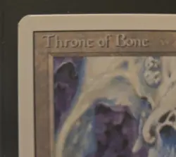 1X - Throne of Bone - Revised Edition - MTG - Magic The Gathering - LP - Image 2