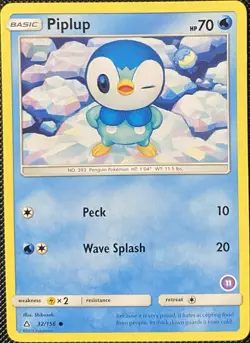 Piplup SM Trainer Kit 32/156 (#11) Alolan Sandslash & Alolan Ninetales - Pokemon - Image 1