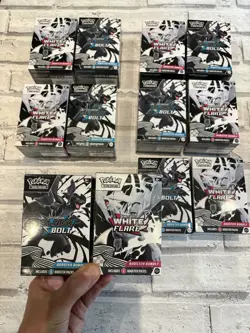 Pokemon TCG 6 x White Flare Booster Bundle & 6 X Black Bolt Booster Bundle✅ FAST - Image 1