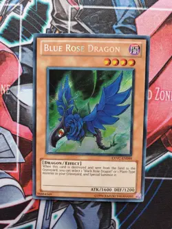 Blue Rose Dragon - EXVC-EN099 - Secret Rare - M/NM Yugioh - Image 1
