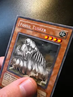 Fossil Tusker TAEV-EN086 Rare Unlimited SECRET NAME MISPRINT MOD Play Yugioh - Image 4