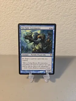 MTG Sea Gate Loremaster HP Zendikar - Image 1