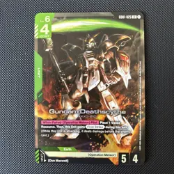 Gundam Deathscythe - Gundam Card Game #GD01-025 - Newtype Rising - NM Holo Foil - Image 1