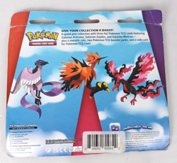 Pokemon TCG: Moltres Articuno Zapdos Cards with 2 Booster Packs & Coin - Image 5
