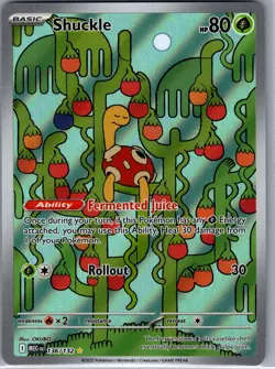 Shuckle 136/132 ME01: Mega Evolution - Pokemon Card - NM - Image 1