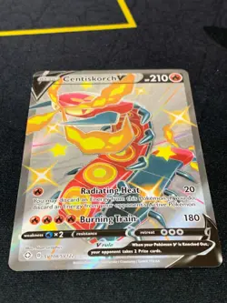 C170 POKEMON TCG CENTISKORCH V SV108 NM CARD HOLO FULL ART SHINING FATES - Image 2