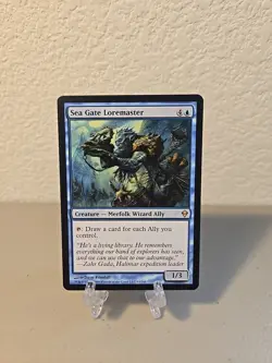 MTG Sea Gate Loremaster LP Zendikar - Image 1